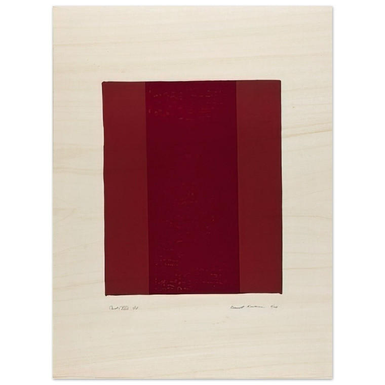 Barnett Newman  Canto XVIII Wood Print