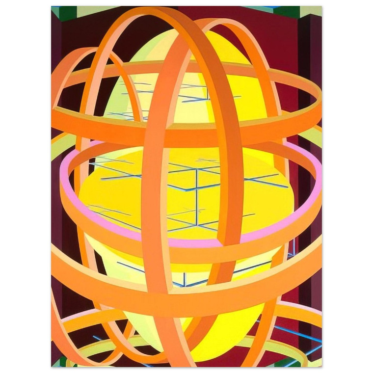 Al Held  Trajans Edge II Aluminum Print