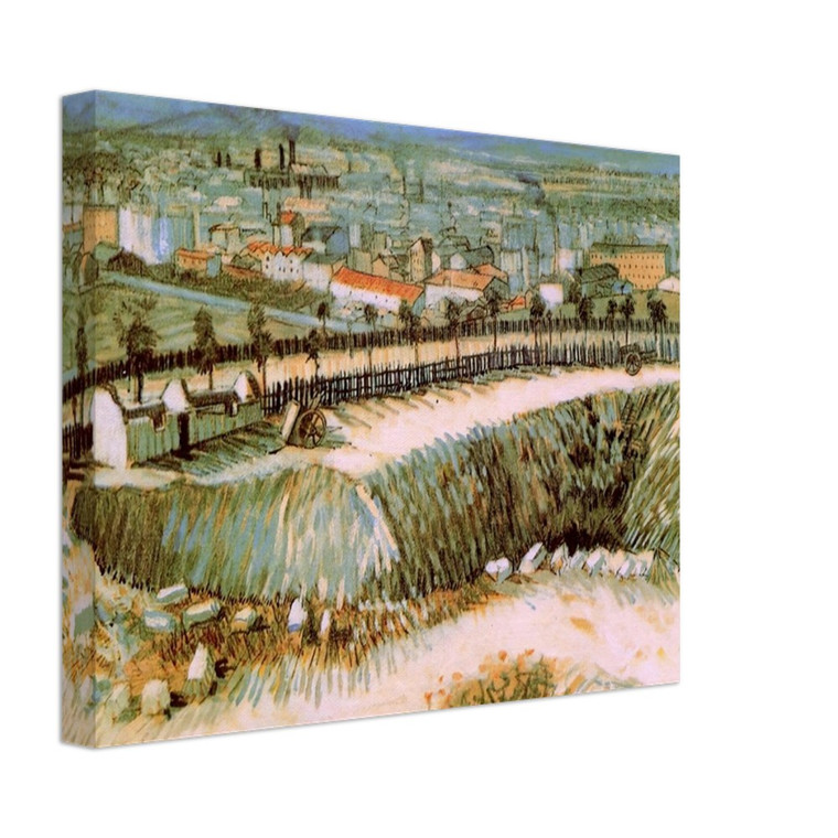 Vincent van Gogh  Outskirts of Paris near Montmartre Canvas
