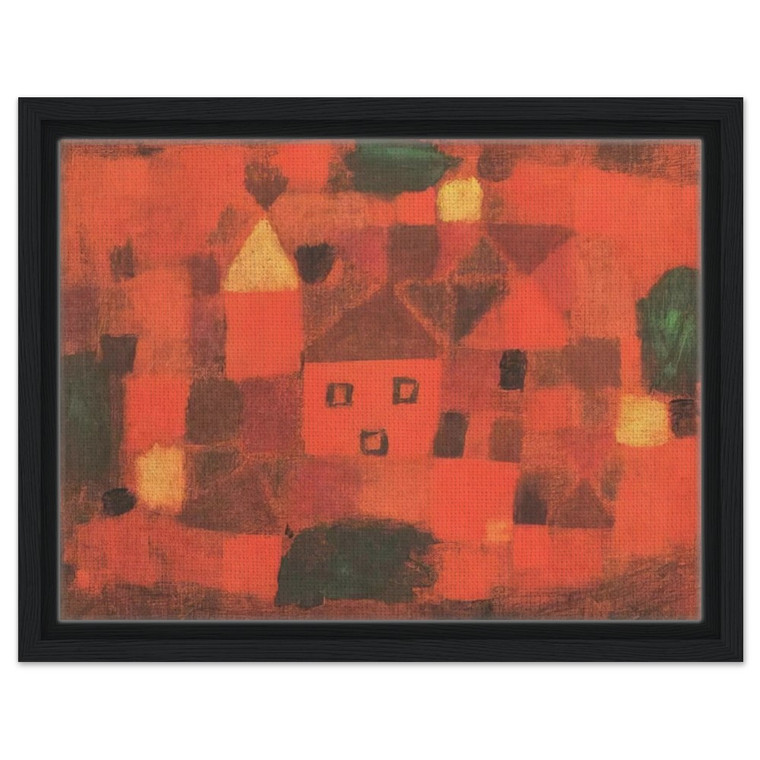 Paul Klee  LANDSCAPE WITH SUNSET 1923 Framed Canvas