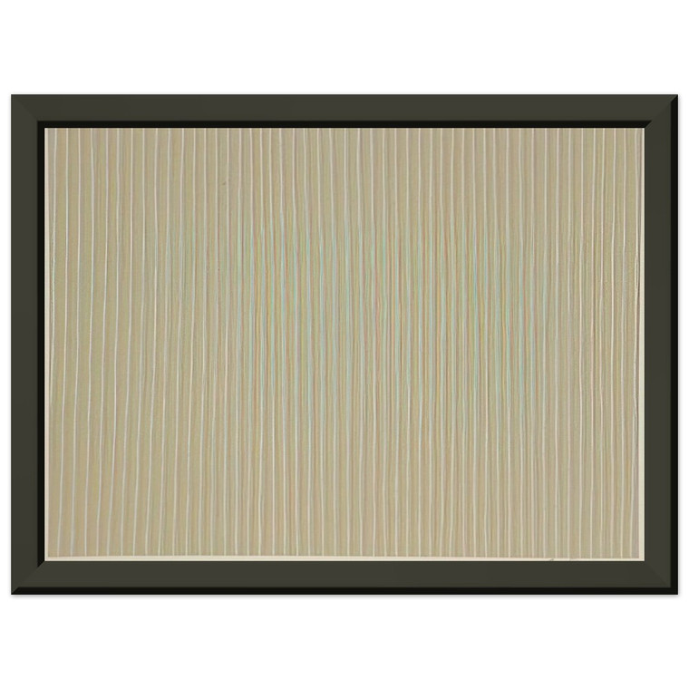 Gene Davis  Carousel  1980 Premium Metal Framed Art Print / Poster