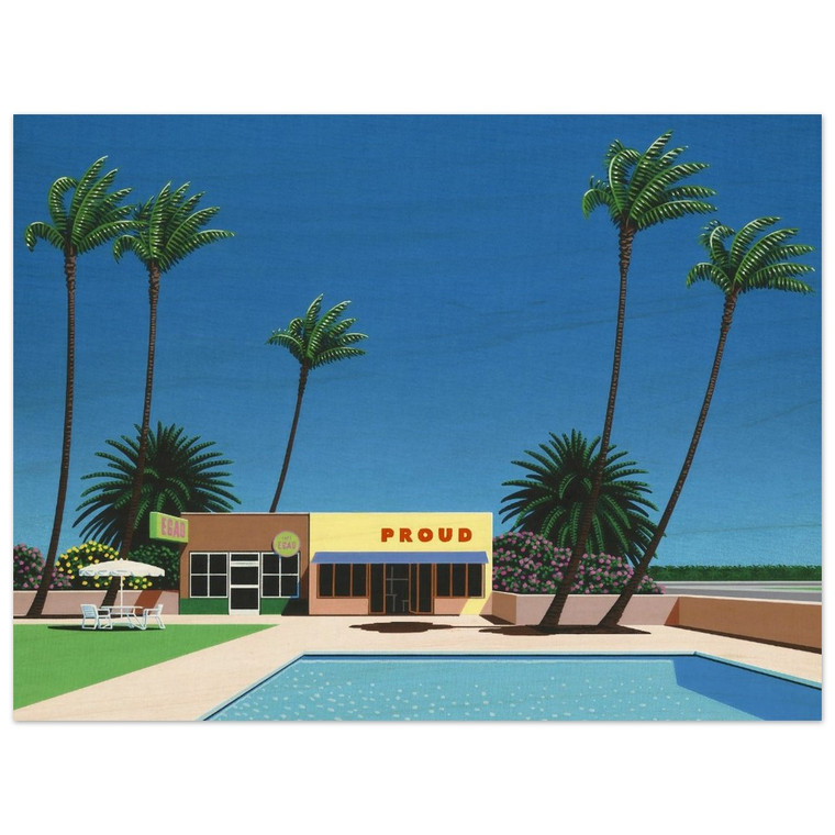 Hiroshi Nagai  Proud Funk Wood Print