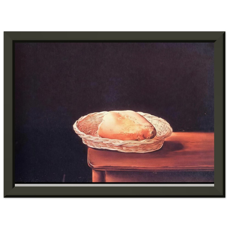 Salvador Dali  THE BREAD BASKET Premium Metal Framed Art Print / Poster