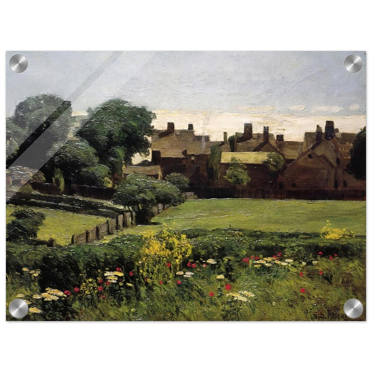 Childe Hassam  Village Scene Acrylic Print