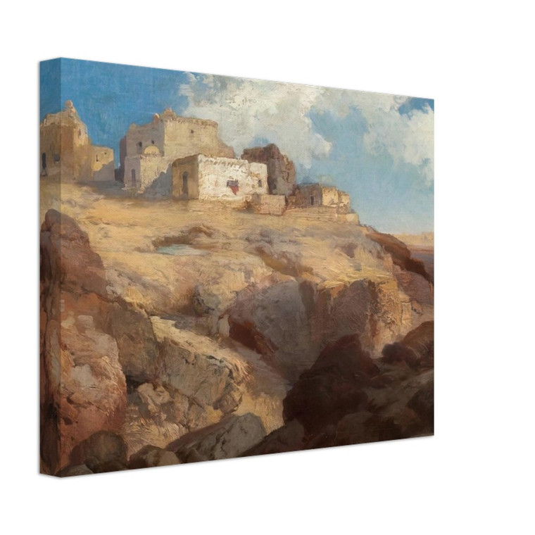 Thomas Moran  A Bit of Acoma New Mexico Canvas