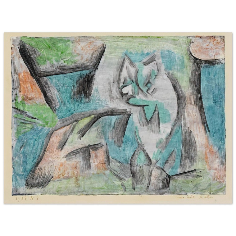 Paul Klee  A KIND OF CAT 1937 Aluminum Print