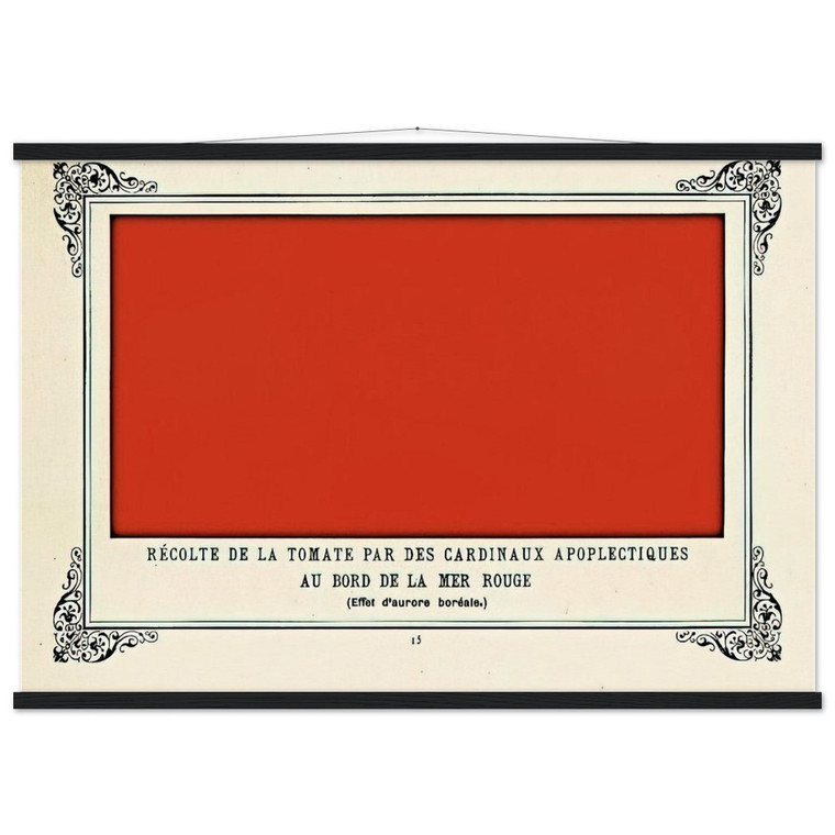 Alphonse Allais: Cardinals, Tomatoes, Red Sea, Aurora Museum Matte Poster Hanger
