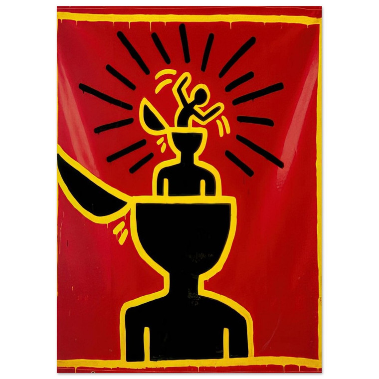 Keith Haring  UNTITLED 1982 N6 Fine Art Poster / Art Print