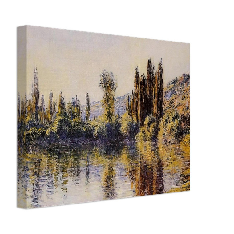 claude monet  The Seine at Vetheuil Canvas