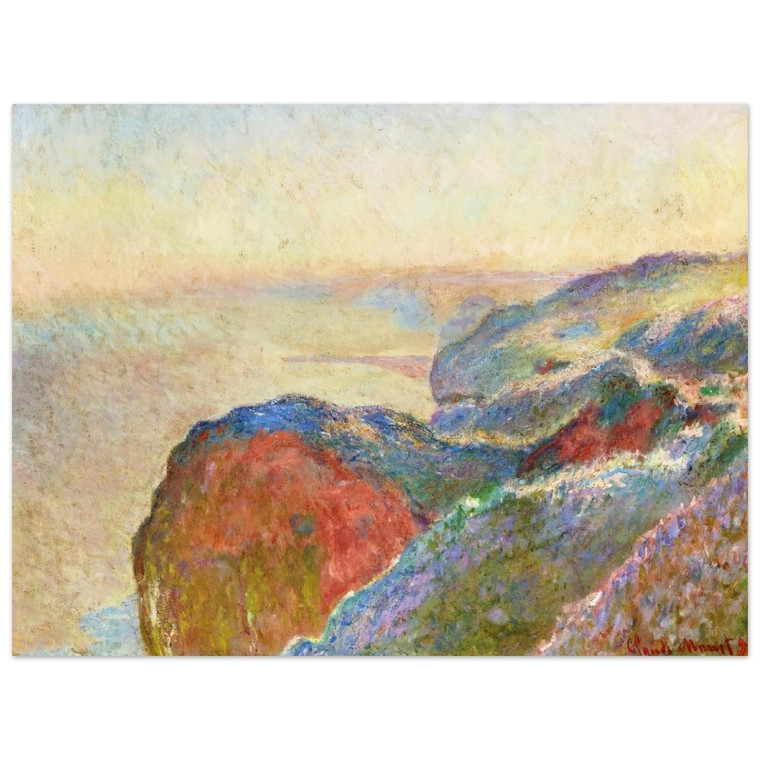 claude monet  At Val SaintNicolas near Dieppe Morning Aluminum Print