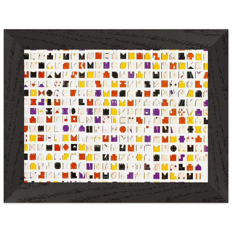 Lygia Pape  Book of Time  1961 Premium Wooden Framed Art Print / Poster