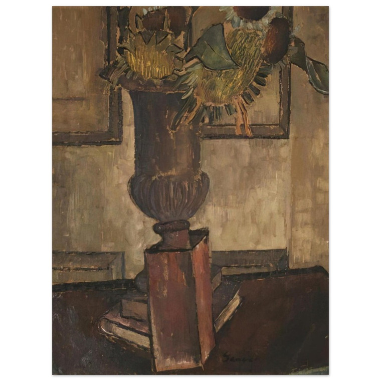 Morris Graves  Sunflower  1933 Aluminum Print