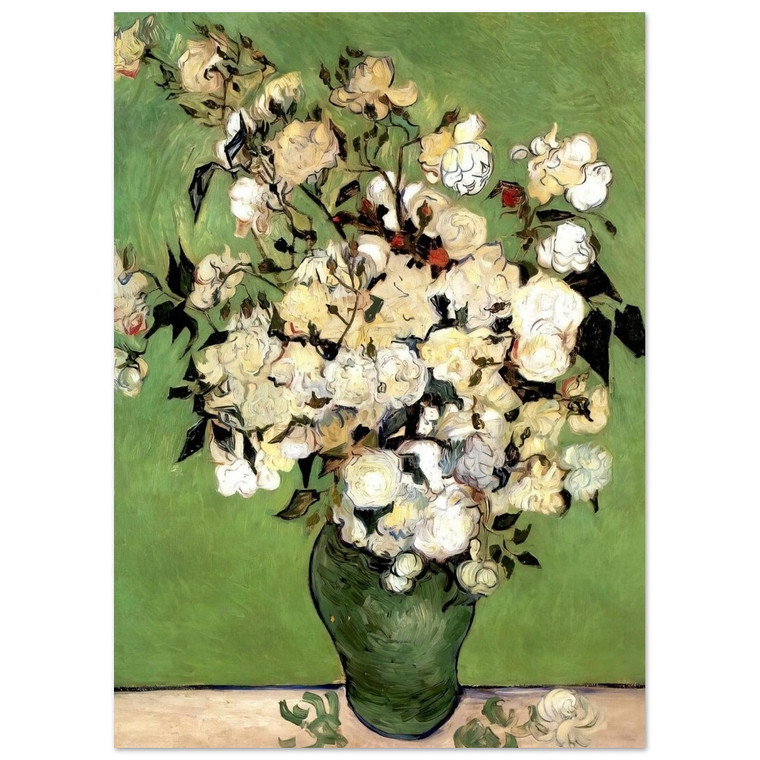 Vincent van Gogh  A Vase of Roses Fine Art Poster / Art Print