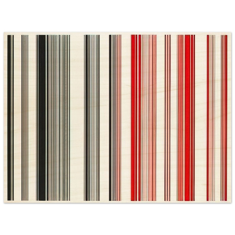 Gene Davis  Night Rider  1983 Wood Print