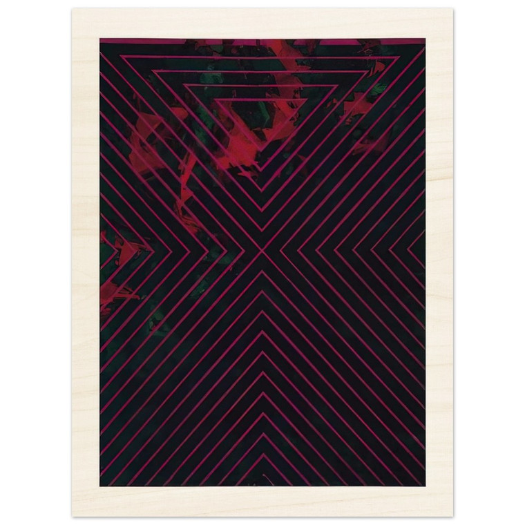 Luis Feito  1418 1986 Wood Print