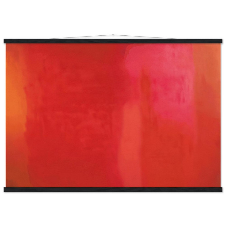 Esteban Vicente  RED FIELD 1972 Museum-Quality Matte Paper Poster with Hanger