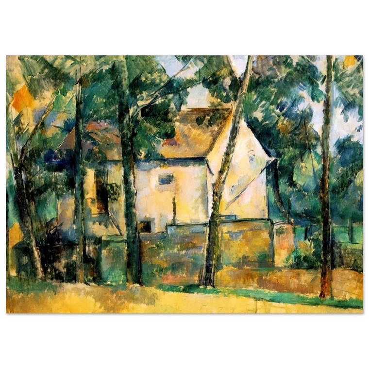 Paul Cezanne  House and Trees Fine Art Poster / Art Print