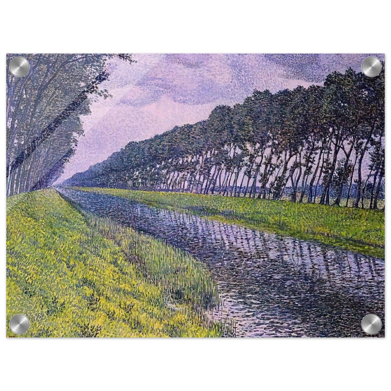 Theo van Rysselberghe  CANAL IN FLANDERS 1894 1 Acrylic Print