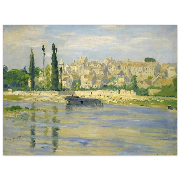 claude monet  CarrieresSaintDenis Aluminum Print