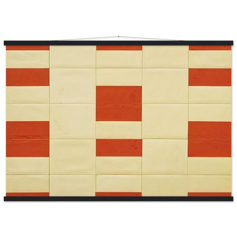 Ellsworth Kelly  Red and White Museum-Quality Matte Paper Poster with Hanger