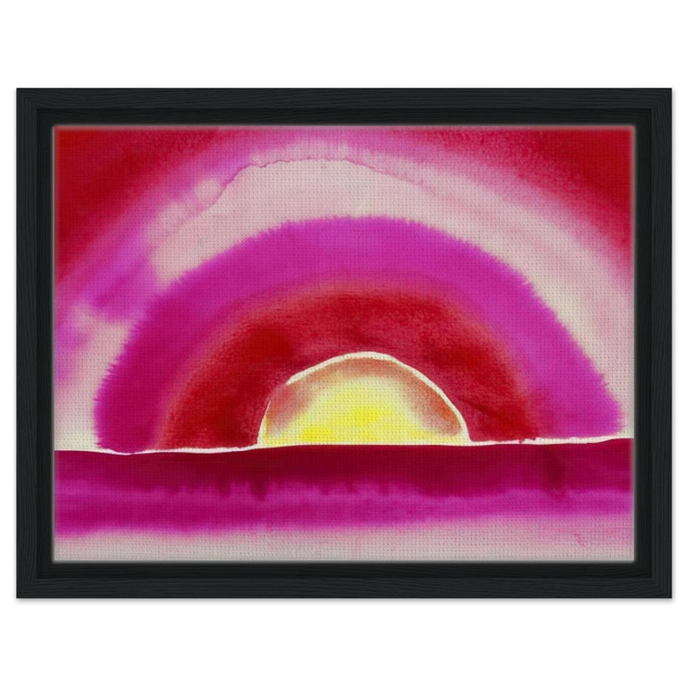 Georgia OKeeffe  Sunrise N2 Framed Canvas