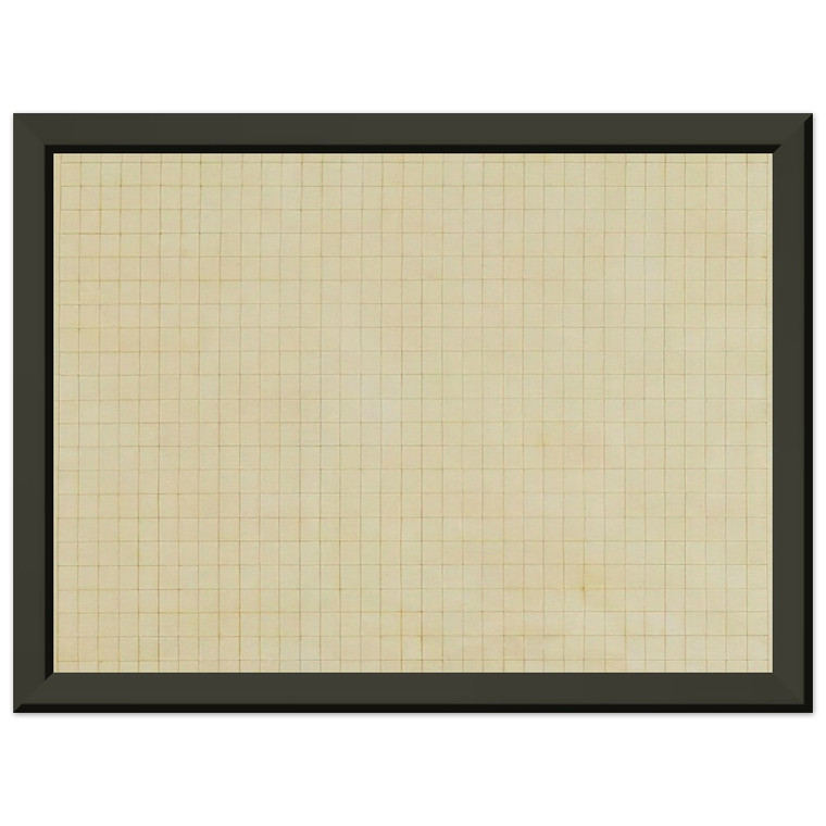 Agnes Martin  The Harvest Premium Metal Framed Art Print / Poster