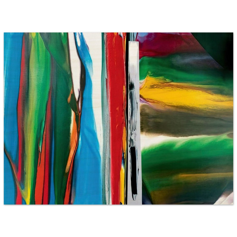 Paul Jenkins  Phenomena Astral Tundra Wood Print