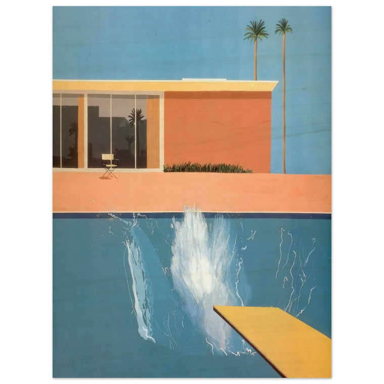 David Hockney  David Hockney N19 Wood Print