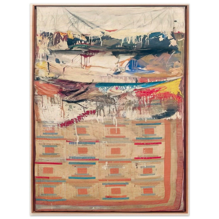 Robert Rauschenberg  BED Wood Print