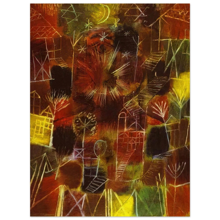 Paul Klee  COSMIC COMPOSITION 1919 Wood Print