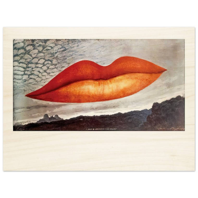 Man Ray  OBSERVATORY TIME THE LOVERS Wood Print