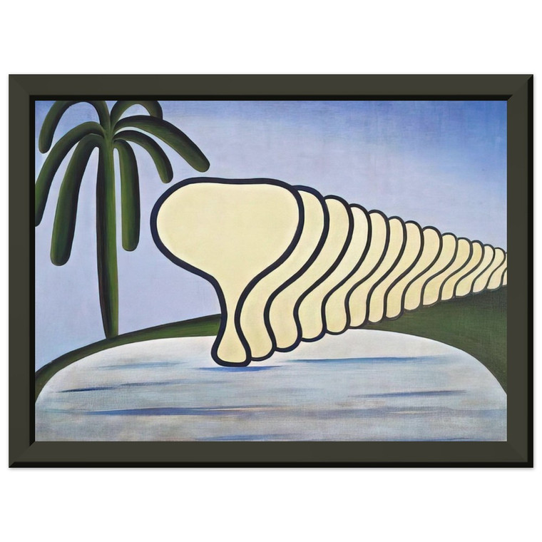 Tarsila do Amaral  Sleep Premium Metal Framed Art Print / Poster