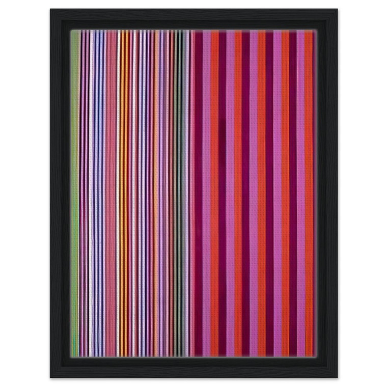 Gene Davis  Red Baron  1966 Framed Canvas