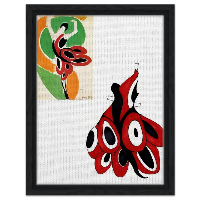 Sonia Delaunay  FASHION ILLUSTRATION 6 Framed Canvas