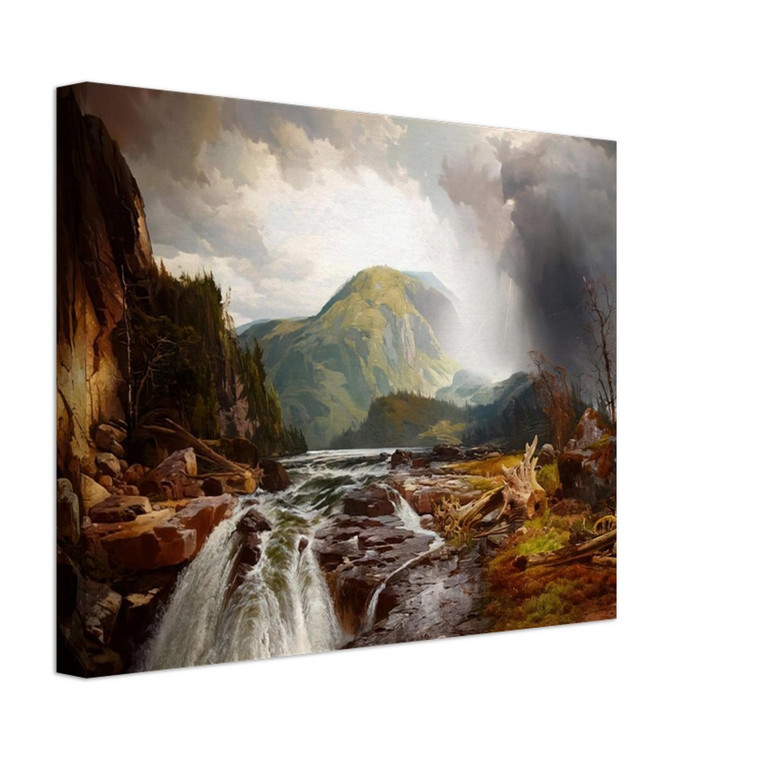 Thomas Moran  The Wilds of Lake Superior Canvas