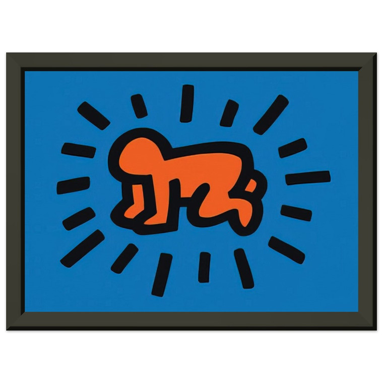 Keith Haring RADIANT BABY FROM ICONS SERIES 1990 N1 Premium Framed Art Print