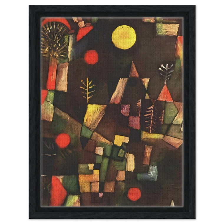 Paul Klee  FULL MOON 1919 Framed Canvas