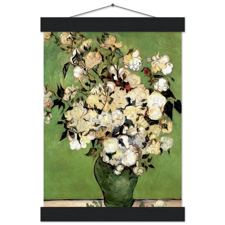 Vincent van Gogh  A Vase of Roses Museum-Quality Matte Paper Poster with Hanger