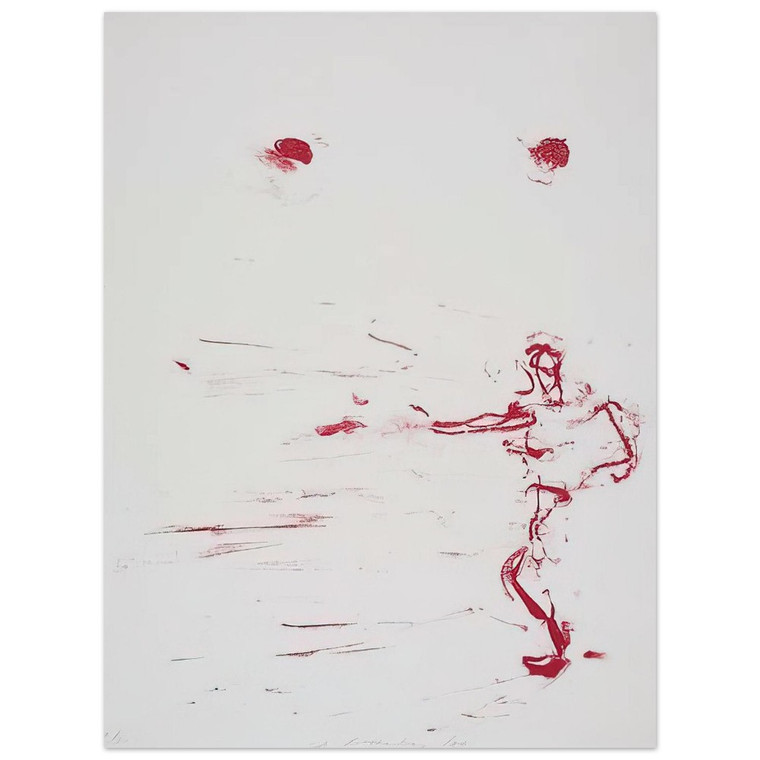 Susan Rothenberg  RED DANCE 1986 Aluminum Print