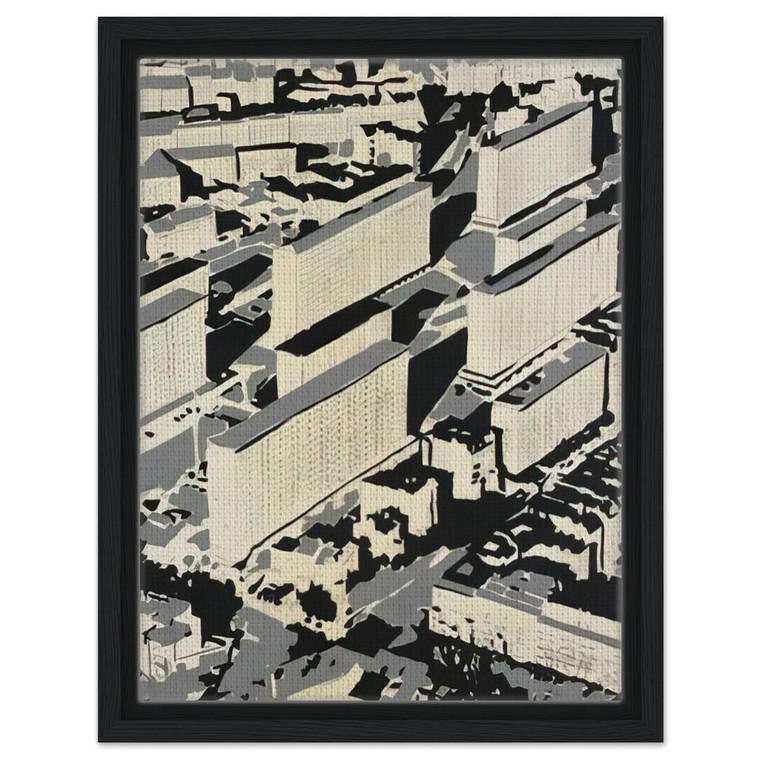 Gerhard Richter  OWNSCAPE HA 1968 Framed Canvas
