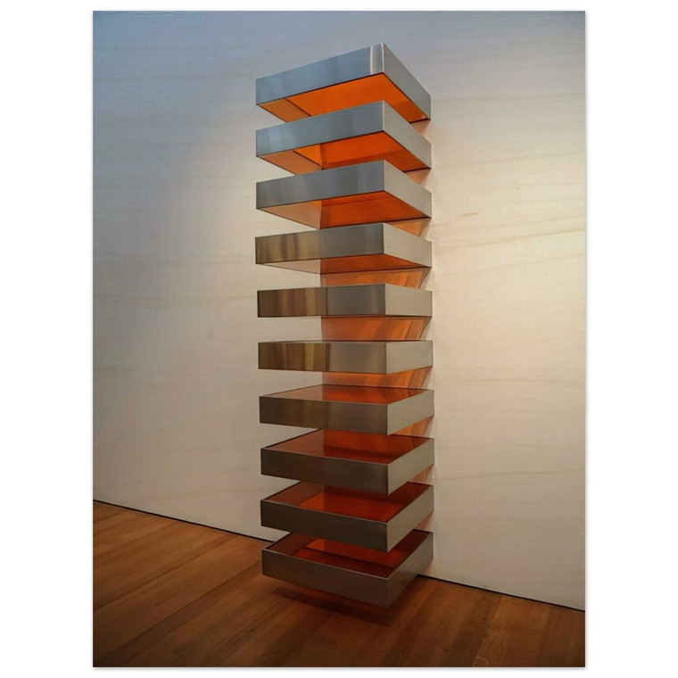Donald Judd  Untitled DSS 120  1968 Wood Print