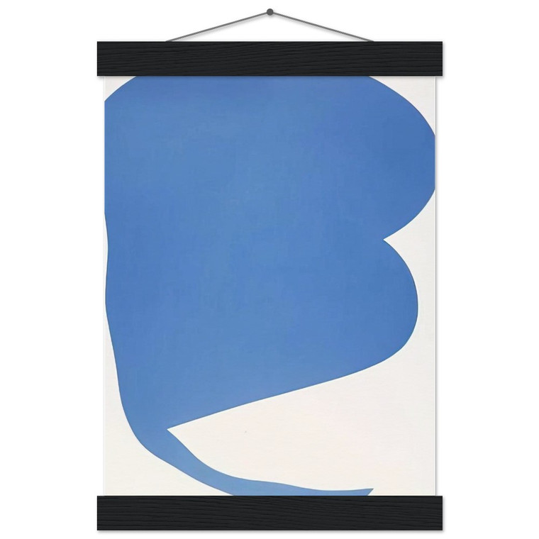Ellsworth Kelly  Blue on White Museum-Quality Matte Paper Poster with Hanger