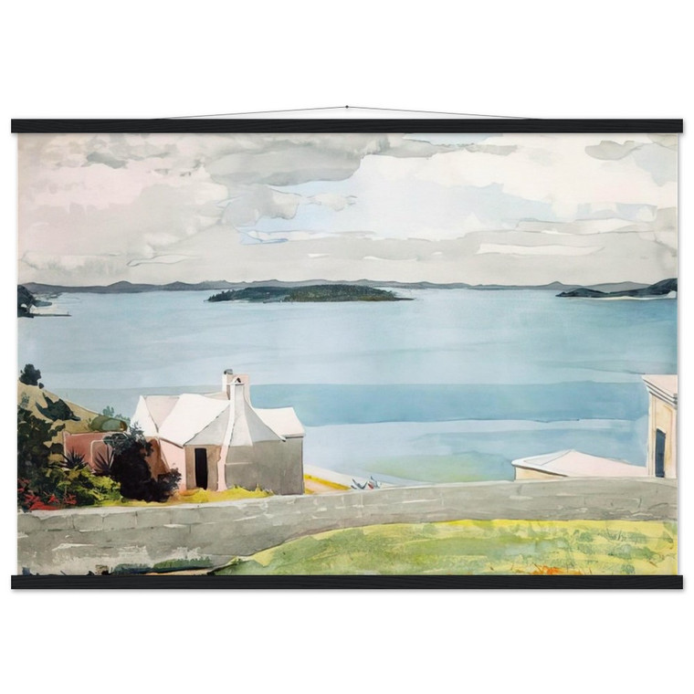 Homer INLAND WATER BERMUDA Museum-Quality Matte Paper Poster with Hanger