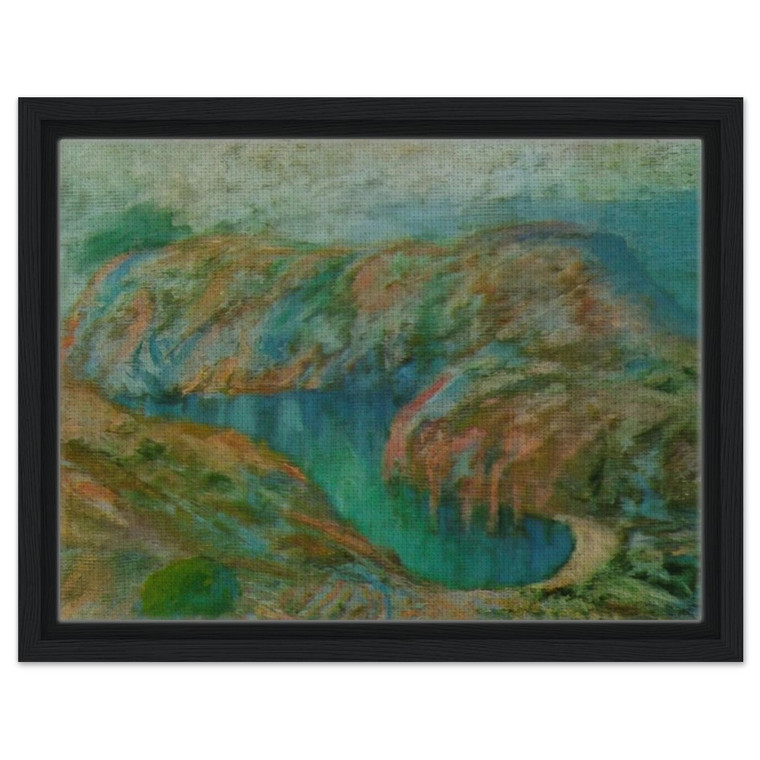 Salvador Dali  CALANQUE JONCULS CADAQUES Framed Canvas