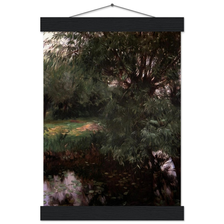John Singer Sargent A Backwater at Wargrave Matte Paper Poster with Hanger
