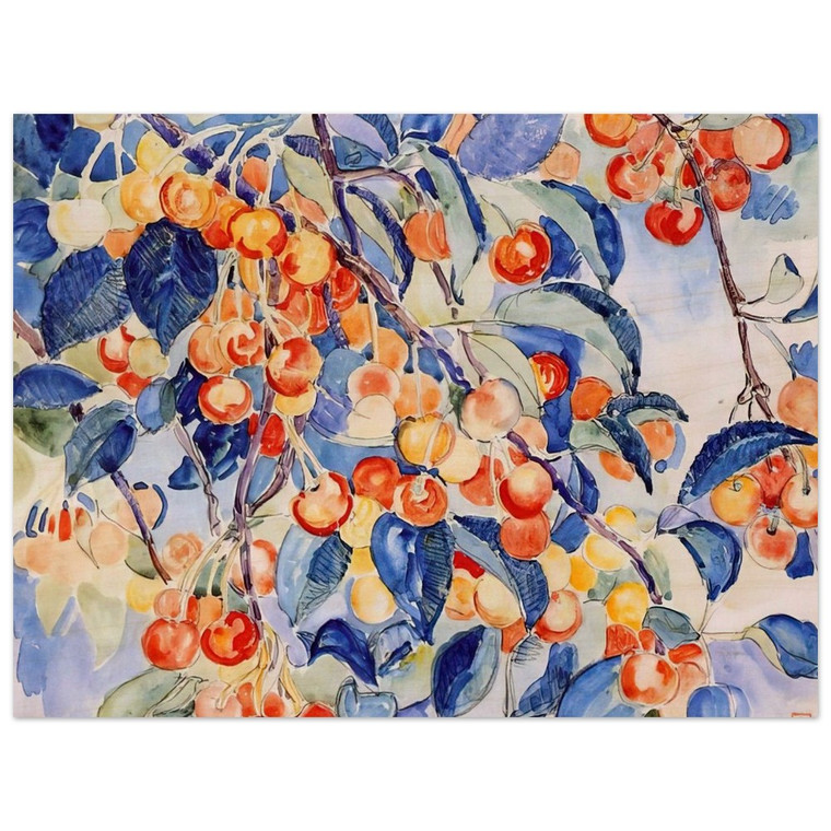 Theo van Rysselberghe  CHERRIES Wood Print