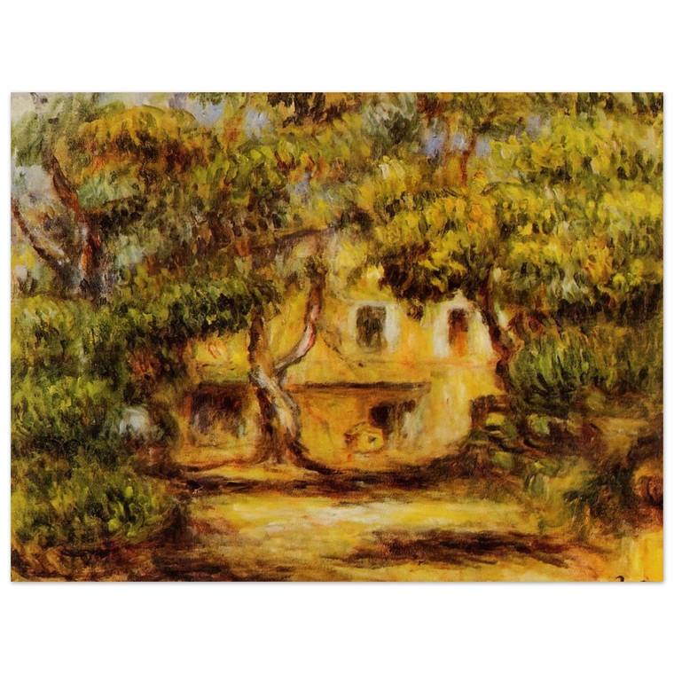 PierreAuguste Renoir  The Farm at Collettes Aluminum Print