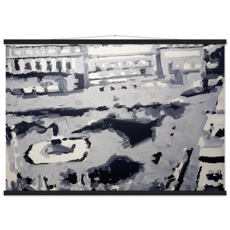 Gerhard Richter  TOWNSCAPE M6 1968 Museum-Quality Matte Paper Poster with Hanger