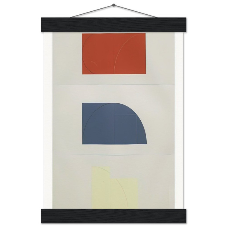 Robert Mangold SERIES OF THREE 1984 Museum Matte Poster with Hanger