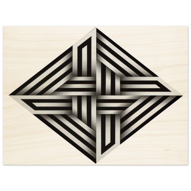 Omar Rayo  Kumo XV  1973 Wood Print